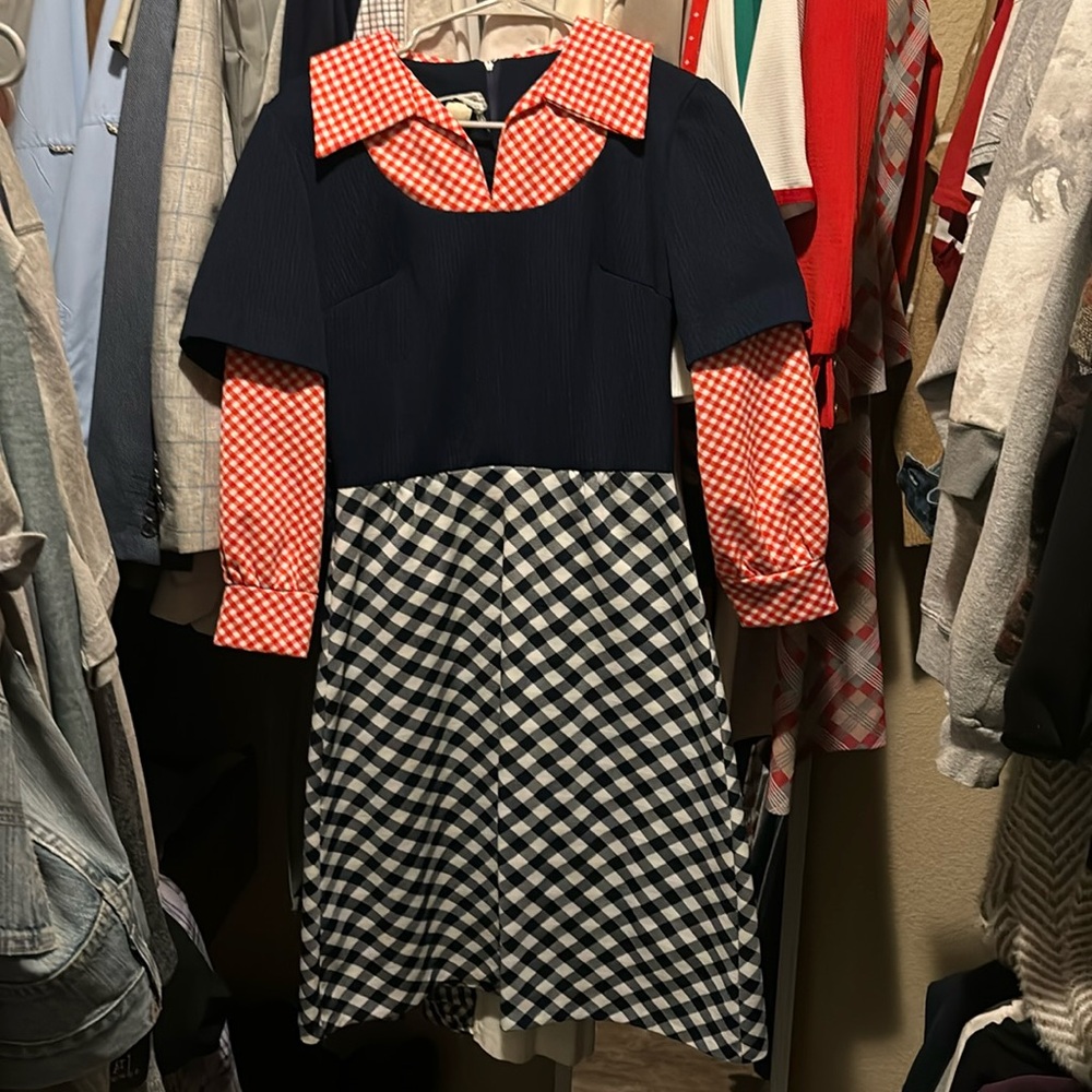 Bleaker Street vintage plaid dress